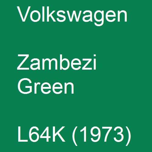 Volkswagen, Zambezi Green, L64K (1973).